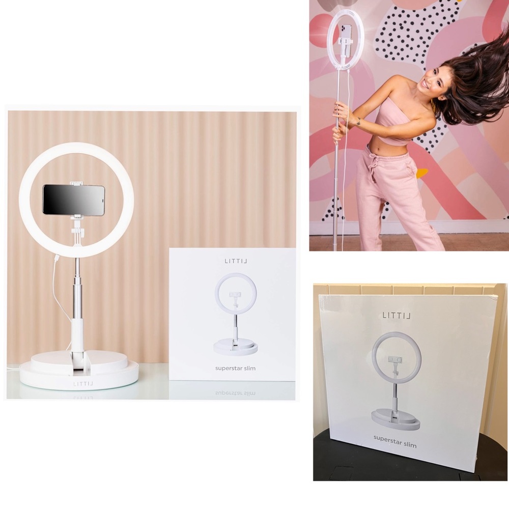 LITTIL Superstar Slim Portable Selfie Ring Light NEW SEALED | Influencer Tik Tok